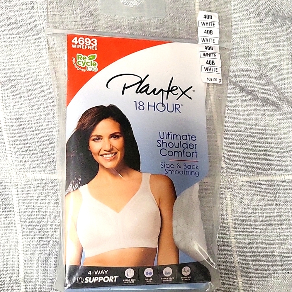 SALE! Playtex 18 hour 4 way Tru support bra 40B
